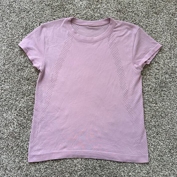 Lululemon Swiftly Tech light pink short-sleeve crewneck tee size 4 - Picture 5 of 11